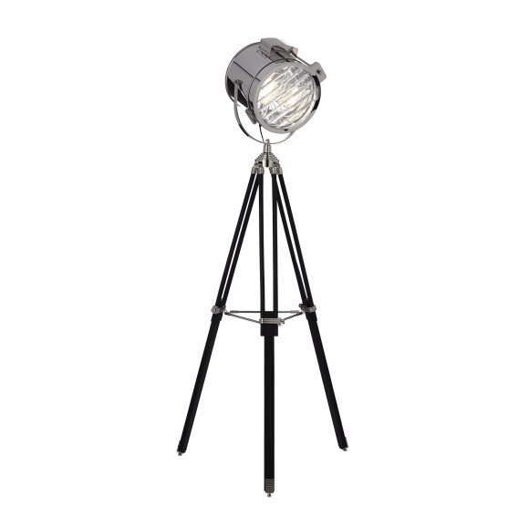 Ideal Lux 105659 reflektorové stojaca lampa Kraken 1x60Wx | E27 - čierna