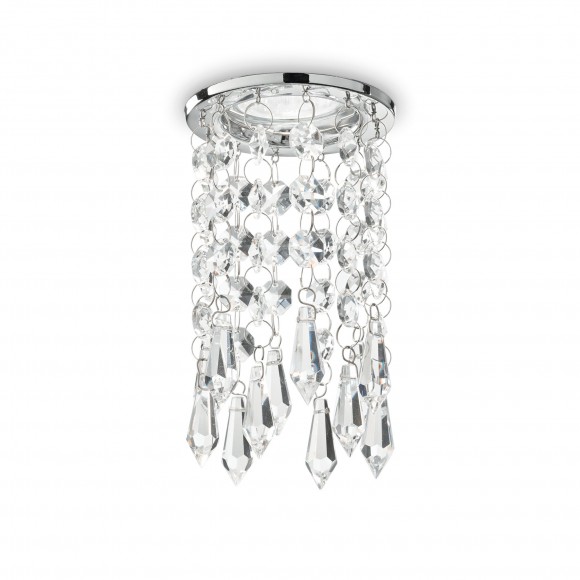 Ideal Lux 107684 zápustné bodové svietidlo Bossanova 1x50W | GU10 - krištáľ