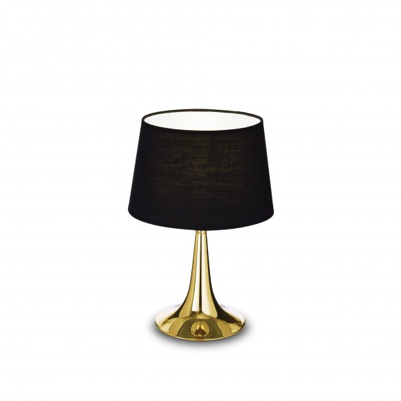 Ideal Lux 110578 stolná lampička London 1x60W | E27 - čierna