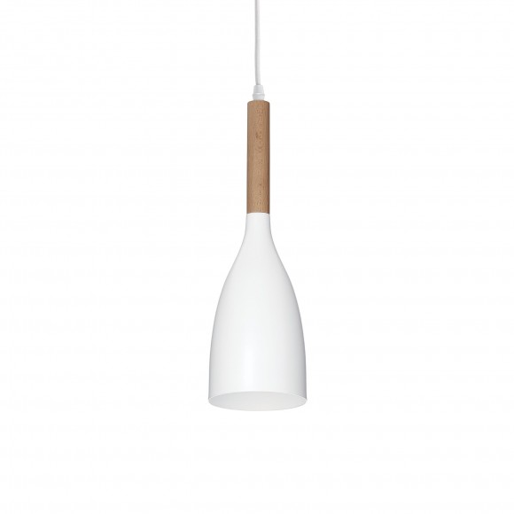 Ideal Lux 110745 závesné stropné svietidlo Manhattan Bianco 1x40W | E14 - biele