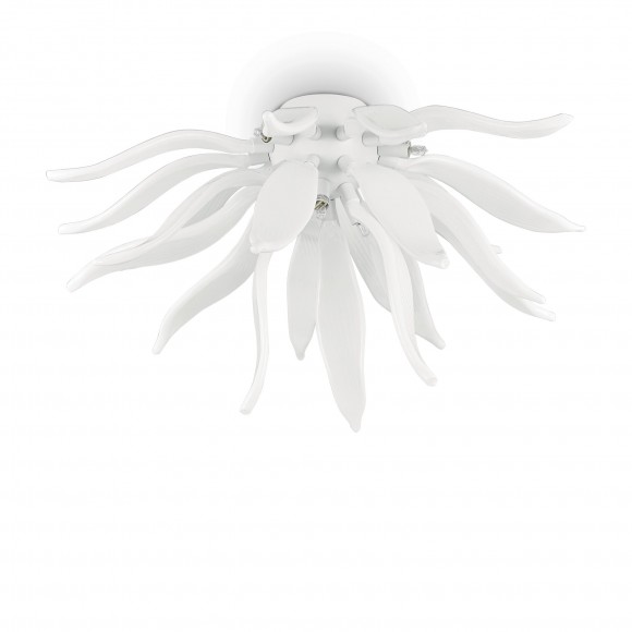 Ideal Lux 112299 prisadené stropné svietidlo Leaves 6x40W | G9 - biele