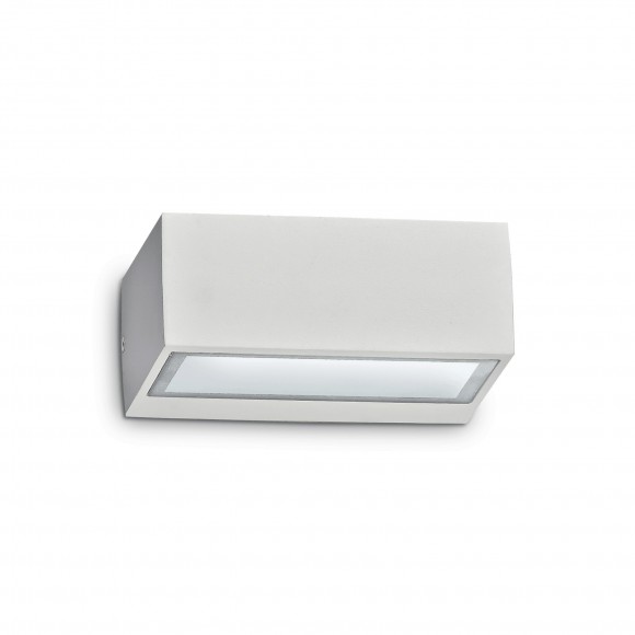 Ideal Lux 115351 vonkajšie nástenné svietidlo Twin 1x35W | G9 | IP44 - biele