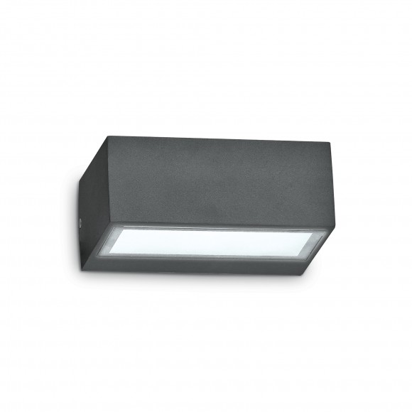 Ideal Lux 115368 nástenné svietidlo Twin Antracite 1x35W | G9 | IP44 - antracitové