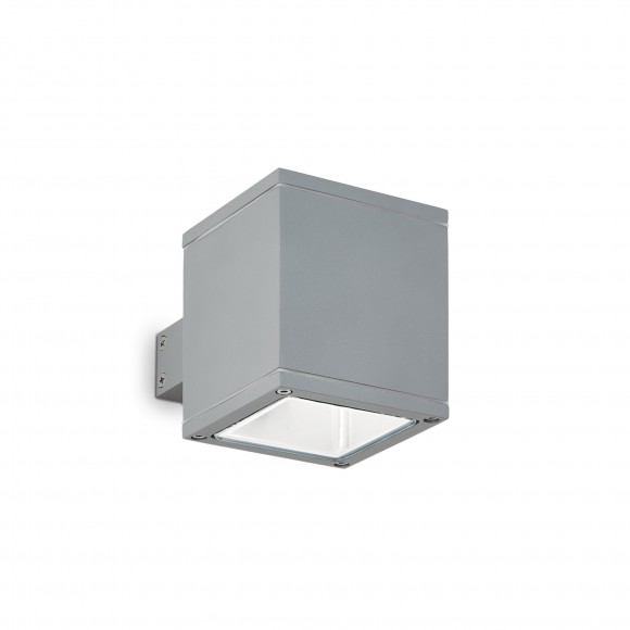 Ideal Lux 118666 vonkajšie nástenné svietidlo SNIF Square Grigio 1x40W | G9 | IP44 - šedé