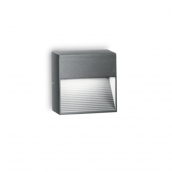 Ideal Lux 122045 vonkajšie nástenné svietidlo Down 1x28W | G9 | IP44 - antracitové