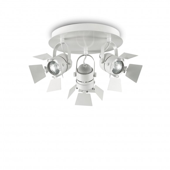 Ideal Lux 122267 prisadené bodové stropné svietidlo Ciak 3X50W | GU10 - biele