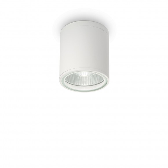 Ideal Lux 122663 vonkajšie stropné svietidlo Gun Bianco 1x28W | GU10 | IP44 - biela