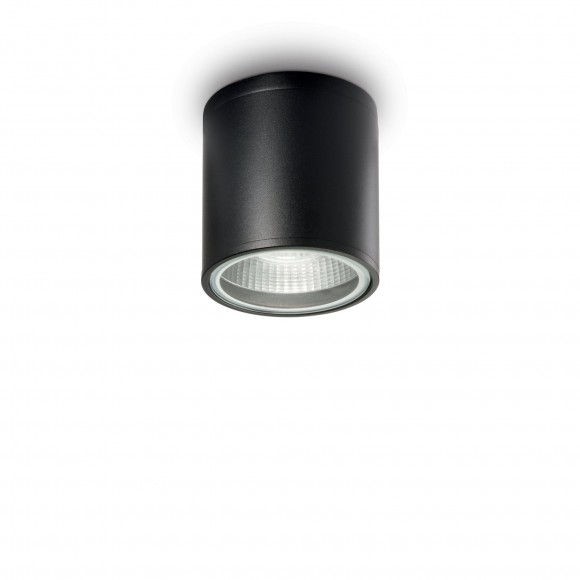 Ideal Lux 122687 vonkajšie stropné svietidlo Gun Nero 1x28W | GU10 - čierne