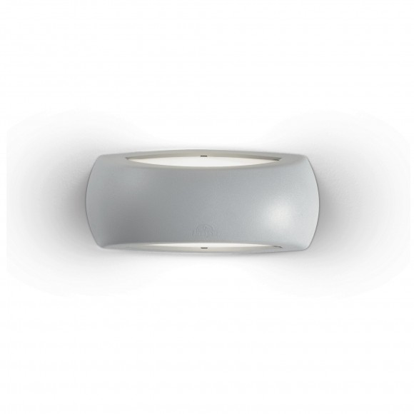 Ideal Lux 123738 vonkajšie nástenné svietidlo Francy Grigio 1x23W | E27 | IP66 - šedé