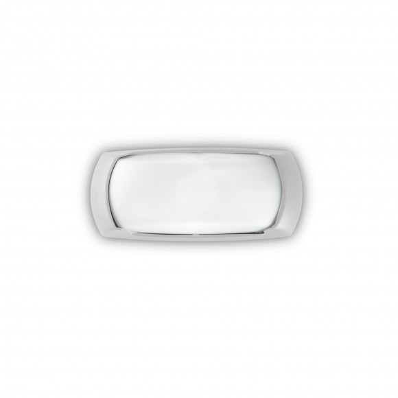 Ideal Lux 123776 vonkajšie nástenné svietidlo Francy Bianco 1x23W | E27 | IP66 - biele
