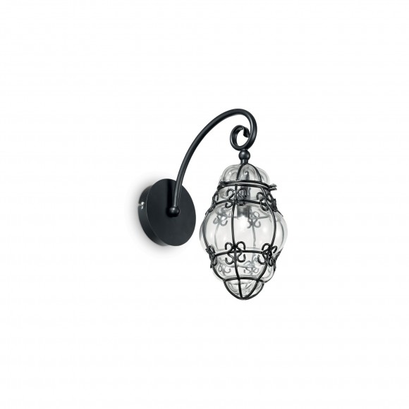  Ideal Lux 131771 nástenné svietidlo Anfora 1x28W | G9 - čierne