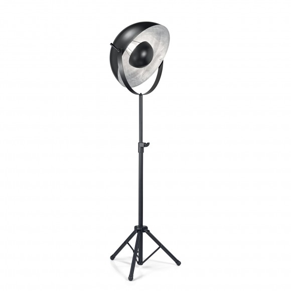 Ideal Lux 132785 reflektorové stojaca lampa Stage 1x60W | E27 - čierna