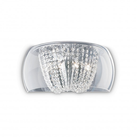 Ideal Lux 133911 nástenné svietidlo Audi 4x40W | G9 - chróm