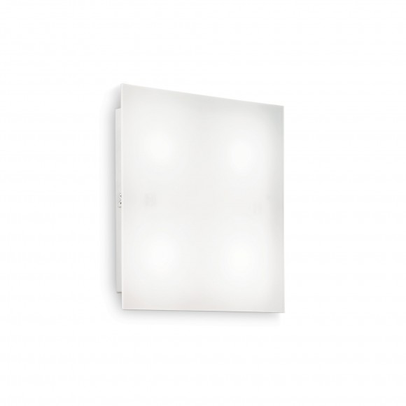 Ideal Lux 134895 nástenné a prisadené stropné svietidlo Flat 4x15W | GX53 - biele