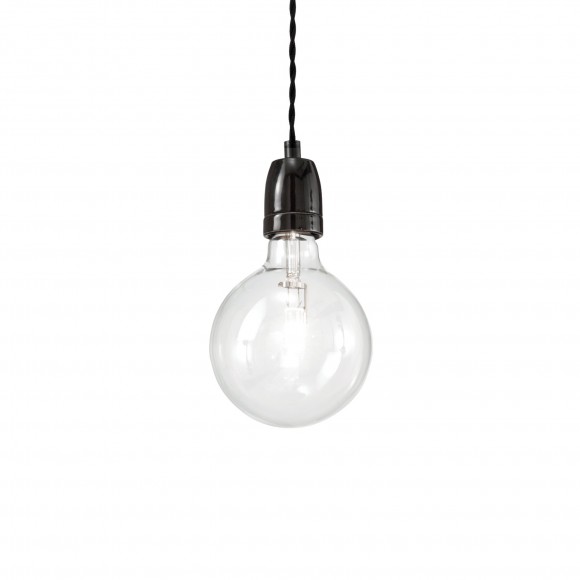  Ideal Lux 135038 závesné stropné svietidlo Klaus 1x60W | E27 - čierne