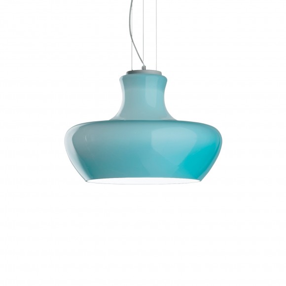 Ideal Lux 137261 závesné stropné svietidlo Aladino 1x60W | E27 - azúrovej