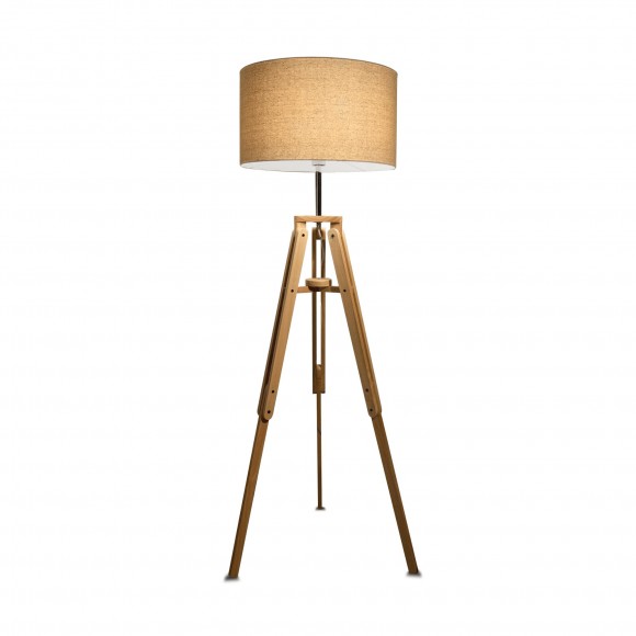 Ideal Lux 137827 stojaca lampa Klimt 1x60W | E27 - drevo