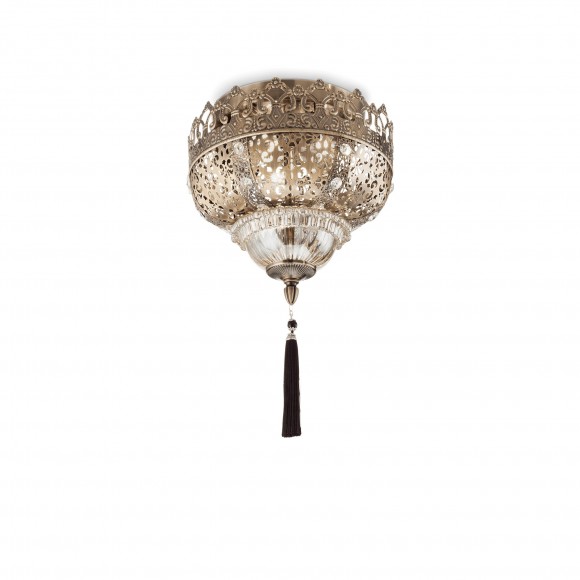 Ideal Lux 139609 stropné svietidlo Harem 3x60W | E27 - zlatá