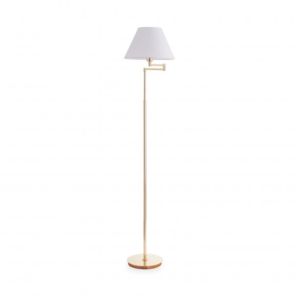 Ideal Lux 140315 stojaca lampa Bever 1x60W | E27 - mosadz