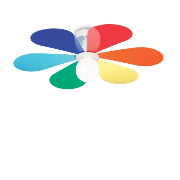 Ideal Lux 141336 detské prisadené stropné svietidlo Flower 1x60W | E27