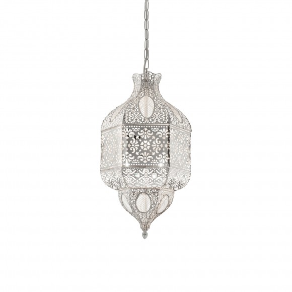 Ideal Lux 141923 závesné stropné svietidlo Nawa 3x60W | E27 - strieborné
