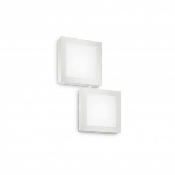 Ideal Lux 142197 nástenné svietidlo Union Square 2x15W | GX53 - biele