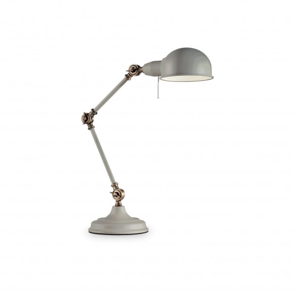 Ideal Lux 145204 stolná lampička Truman 1x60W | E27 - sivá