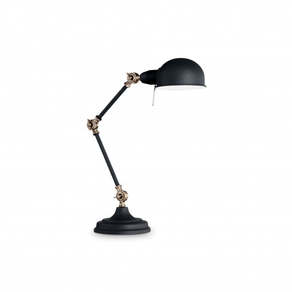 Ideal Lux 145211 stolná lampička Truman 1x60W | E27 - čierna