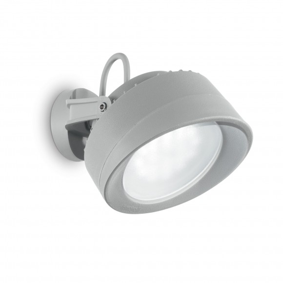 Ideal Lux 145327 vonkajšia nástenná reflektorová lampa Tommy 1x10W | GX53 | IP66 - šedá