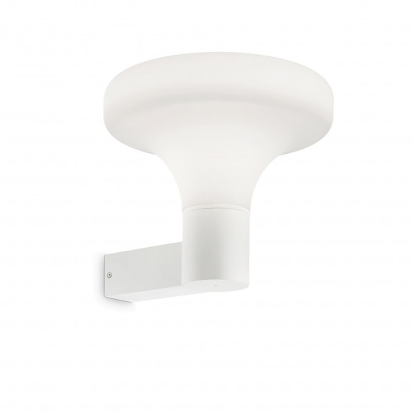 Ideal Lux 146560 vonkajšia nástenná lampa Sound 1x60W | E27 | IP44 - biela