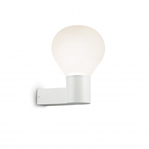 Ideal Lux 146621 vonkajšie nástenné svietidlo Clio 1x60W | E27 | IP44 - biele
