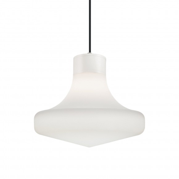 Ideal Lux 150055 vonkajšie závesné svietidlo Sound 1x60W | E27 | IP44 - biele