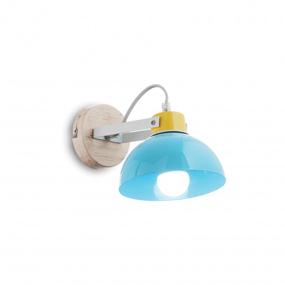 Ideal Lux 157139 detské nástenné svietidlo Titta Azzuro 1x60W | E27 - modré