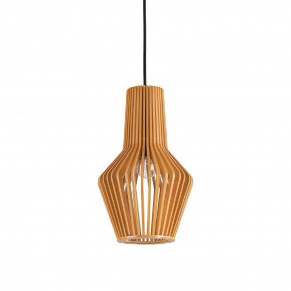 Ideal Lux 159843 závesné stropné svietidlo Citrus 1x60W | E27 - drevo