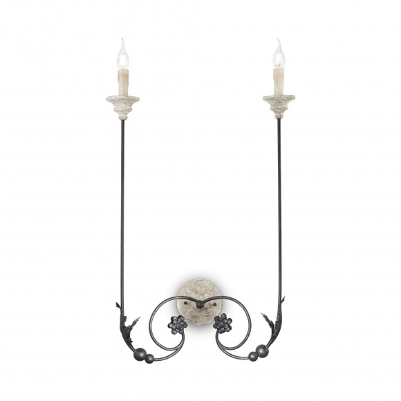Ideal Lux 166421 nástenné svietidlo Volterra 2x40W|E14
