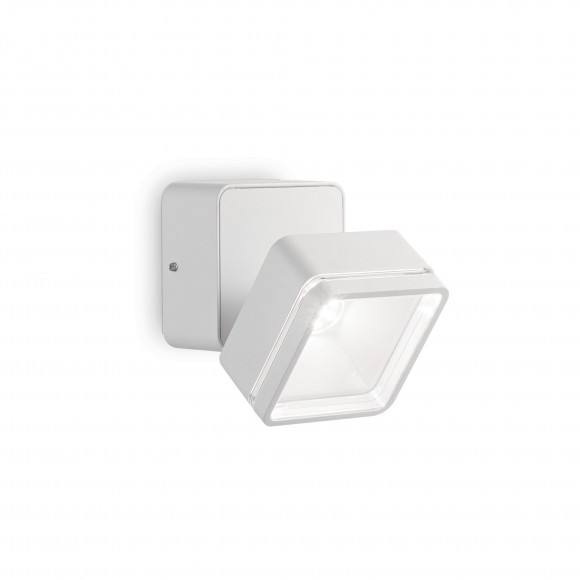 Ideal Lux 172507 LED vonkajšie nástenné svietidlo Omega Square Bianco 1x7,3W | 570lm | 4000K | IP54 - biele