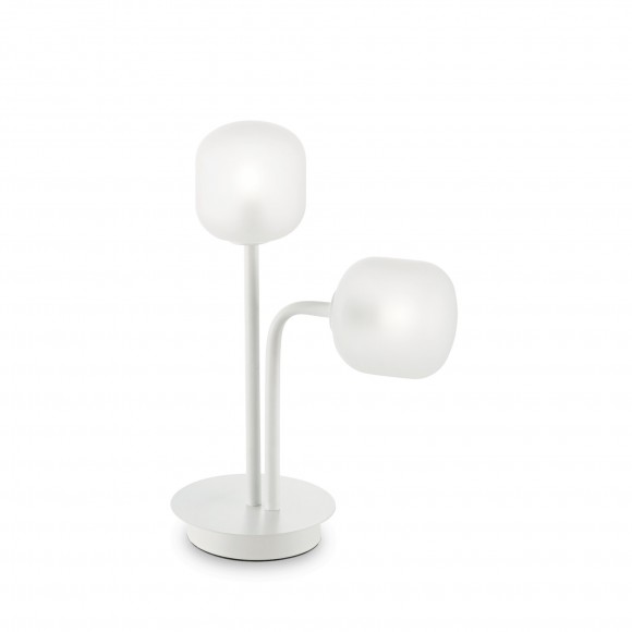 Ideal Lux 174433 stolná lampička Mallow Bianco 2x28W | G9 - biela