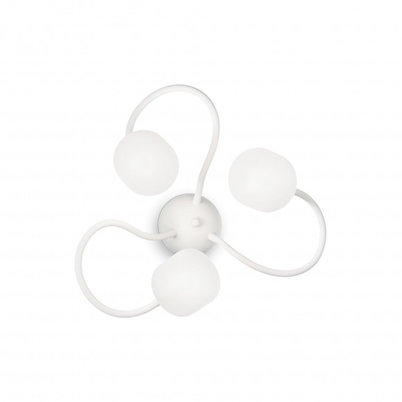 Ideal Lux 175072 prisadené stropné svietidlo Octopus Bianco 3x28W | G9 - biele