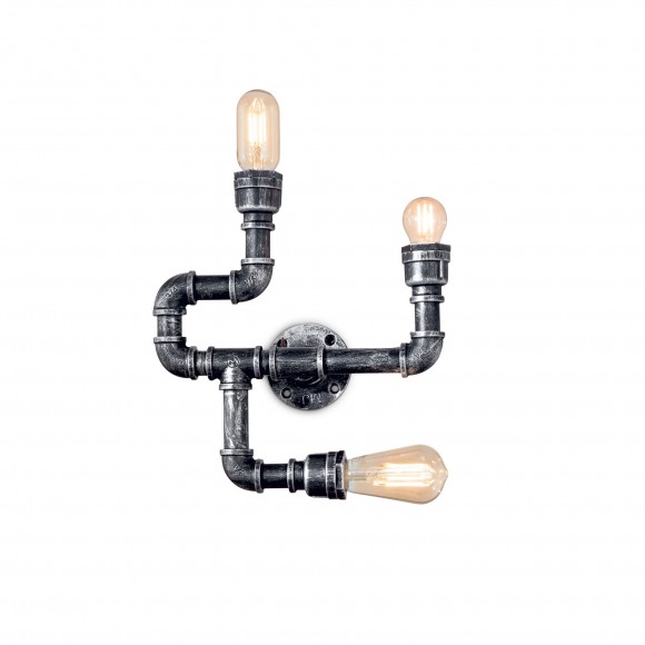 Ideal Lux 175317 nástenné svietidlo Plumber 3x42W|E27