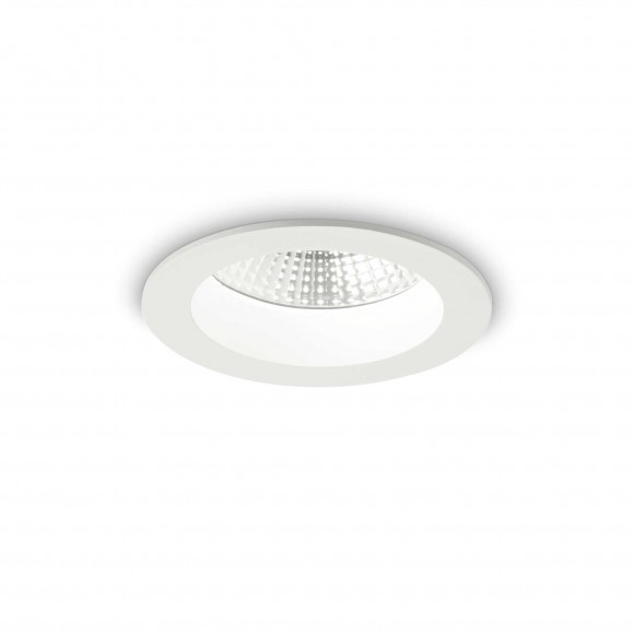 Ideal Lux 193359 LED zápustné stropné bodové svietidlo Basic accent 1x10W | 1050lm | 4000K | IP44 - biela
