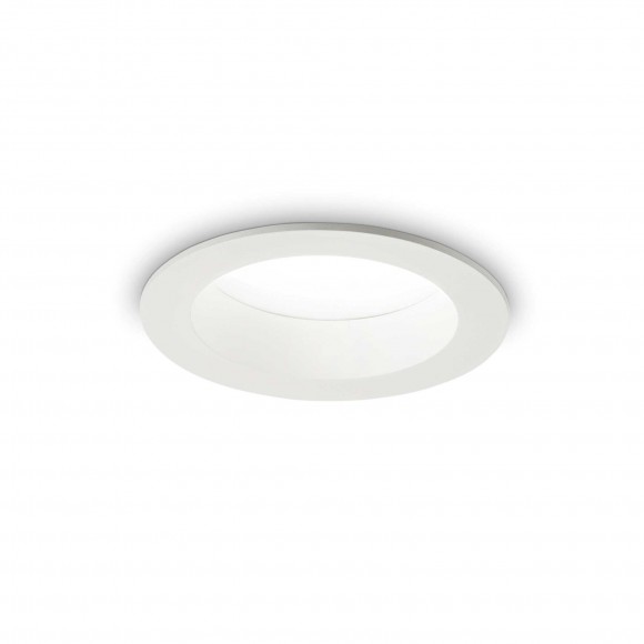 Ideal Lux 193403 LED zápustné stropné bodové svietidlo Basic wide 1x10W | 1100L | 4000K | IP44 - biela