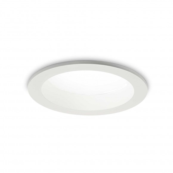 Ideal Lux 193434 LED zápustné stropné bodové svietidlo Basic wide 1x30W | 3150lm | 4000K | IP44 - biela