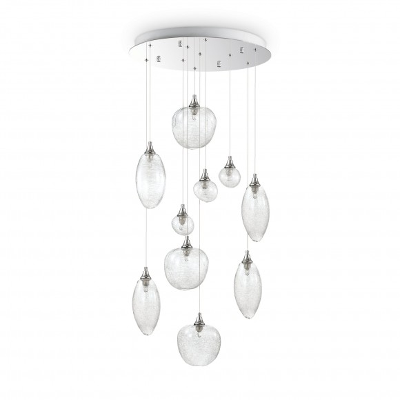Ideal Lux 199795 závesné stropné svietidlo Baco 10x15W|G9