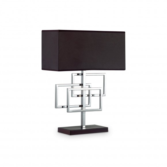 Ideal Lux 201078 stolná lampička Luxury 1x60W|E27 - čierna, strieborná