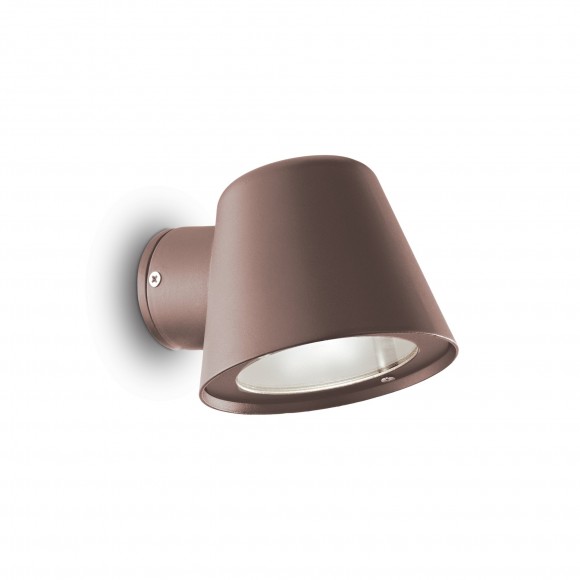 Ideal Lux 213095 záhradná nástenná lampa Gas 1x28W | GU10 | IP43 - kávová