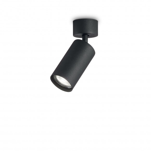 Ideal Lux 231471 stropná a nástenná bodová lampa Dynamite 1x28W | GU10 - čierna