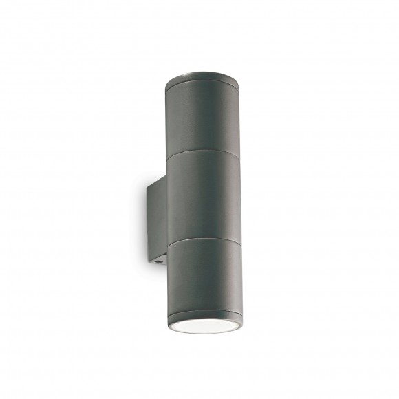 Ideal Lux 236841 vonkajšia bodová nástenná lampa Gun 2x35W | GU10 | IP44 - antracit