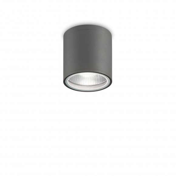 Ideal Lux 236865 vonkajšia stropná bodová lampa Gun 1x28W | GU10 | IP44 - antracit