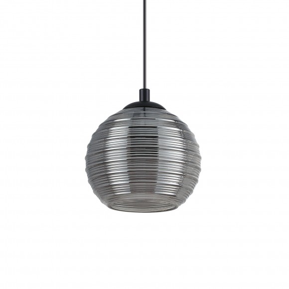 Ideal Lux 241258 závesný stropný luster Riga 1x60W | E27 - dymové sklo