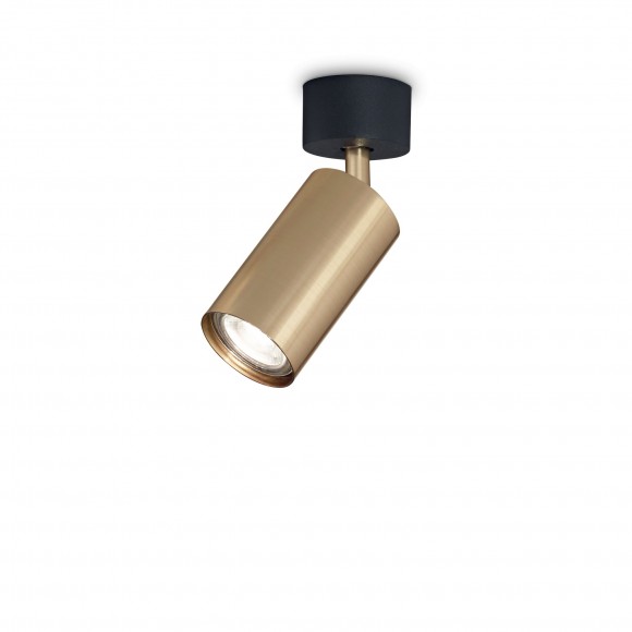 Ideal Lux 244662 stropná a nástenná bodová lampa Dynamite 1x28W | GU10 - matná mosadz